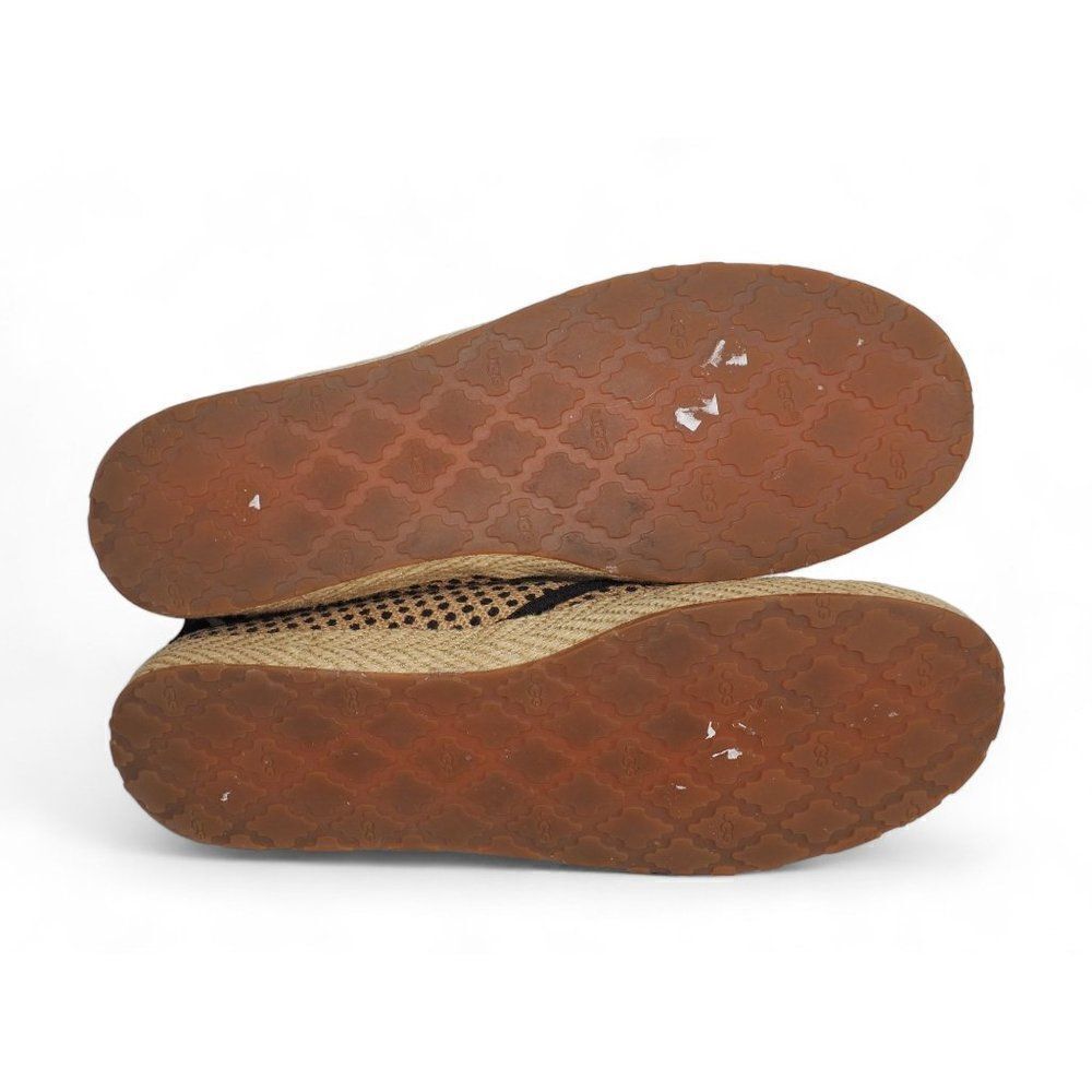 UGG Australia Indah Burlap Polka Dot Ballet‎ Flats Tan / Black 1004329 Women's 8 - Picture 8 of 11